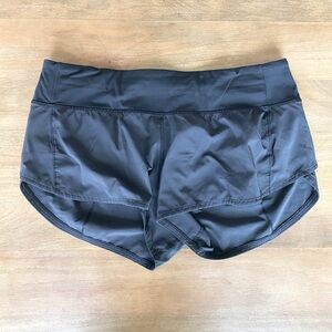 Lululemon Speed Up Low-Rise Short 2.5" Black